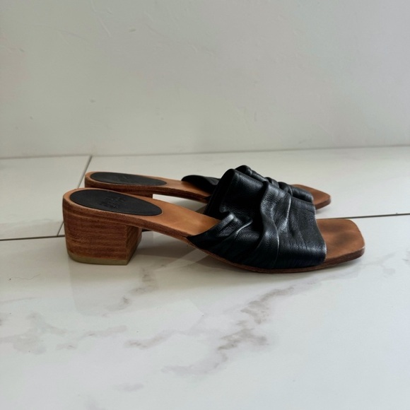 Huma Blanco Dalia Sandals in Black Leather - Picture 4 of 6